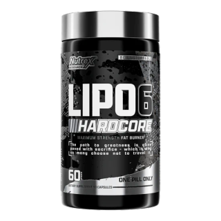 چربی سوز لیپو سیکس هاردکور ناترکس Nutrex Lipo6 Hardcore